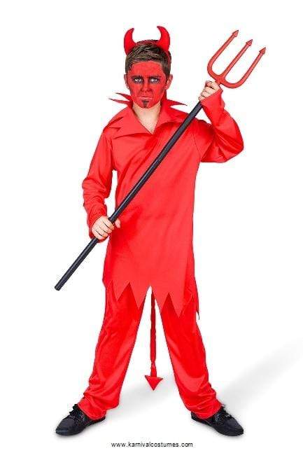 Red Devil Boy Costume 7-8 Years