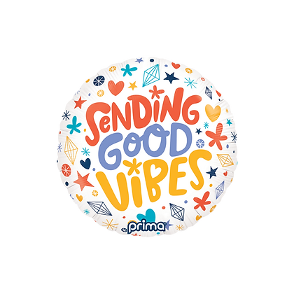 Sending Good Vibes Foil Balloon 18''