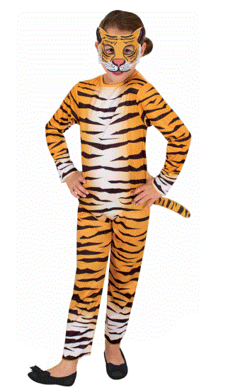 Tiger Kids Costume 3-5 Years