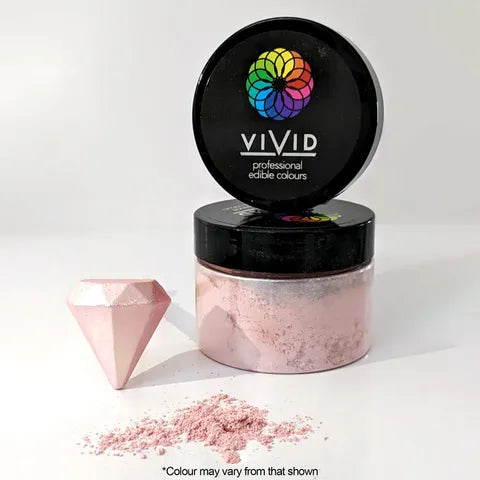 Vivid Blush Edible Metallic Dust 50 Grams