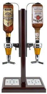 Wooden 2 Way Liquor Dispenser