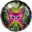 18" Foil Carnival Mask