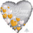 Foil Balloon 18" Happy Anniversary Heart