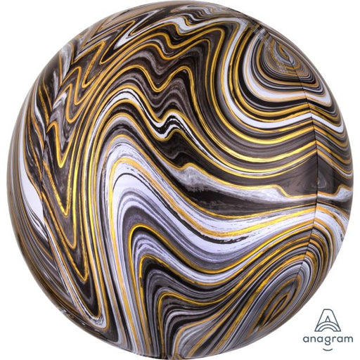 Anagram Marblez Black Orb 40cm (16'')