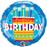 Foil 18" Happy Birthday Cake Blue