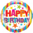 Foil 18" Happy Birthday Stripes & Stars