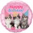 Foil 18" Happy Birthday Baby Kittens