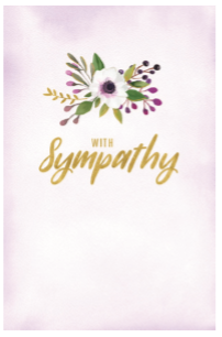 With Sympathy Greeting Card