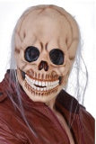 Skull Mask With Grey Hair