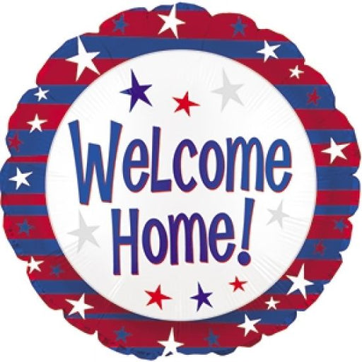 Foil 18" Welcome Home Red White Blue