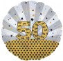 50th Birthday Foil Balloon 18"/45cm