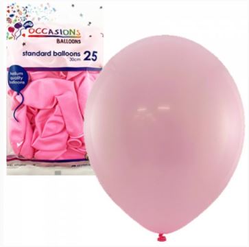 Standard Balloons 25 Pack 30cm