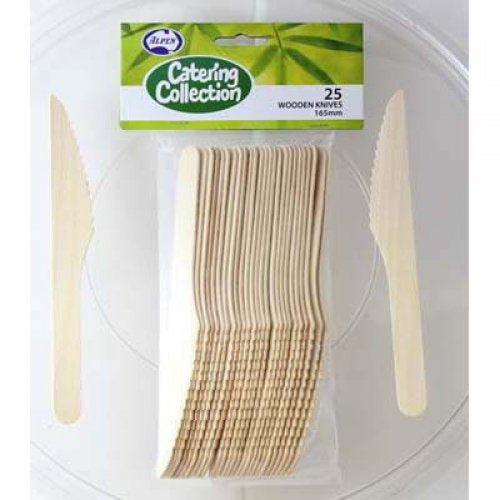 Wooden Knives 25 pack