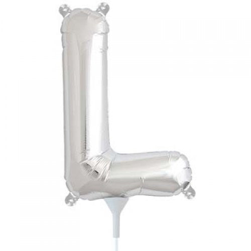 16'' Silver Foil Balloon Alpha L