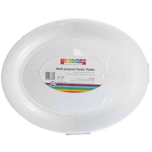 Multi Purpose Plastic Oval Platter