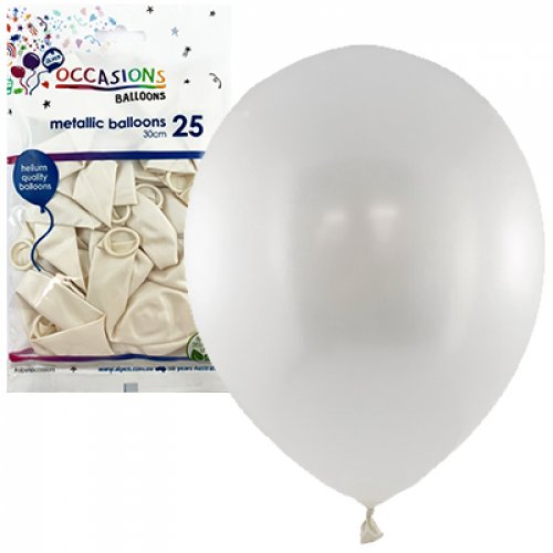 Metallic Balloons 25 pack 30cm