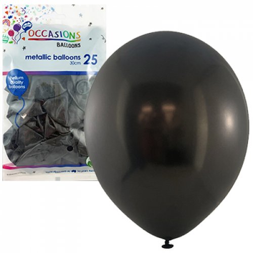 Metallic Balloons 25 pack 30cm