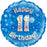 Blue Foil Holographic Happy Birthday 46cm Assorted Ages