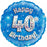 Blue Foil Holographic Happy Birthday 46cm Assorted Ages