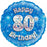 Blue Foil Holographic Happy Birthday 46cm Assorted Ages