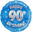 Blue Foil Holographic Happy Birthday 46cm Assorted Ages