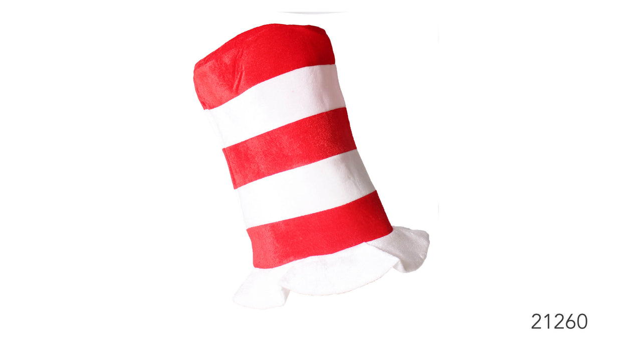 Red and White Stripe Hat