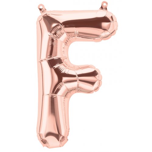 16" Rose Gold Foil Balloon Alpha F