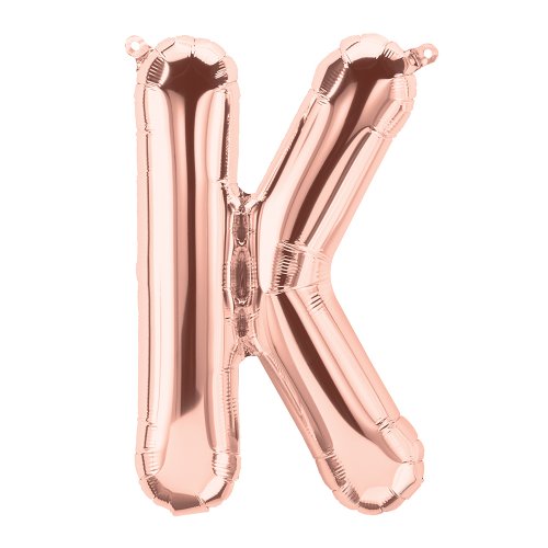 16" Rose Gold Foil Balloon Alpha K