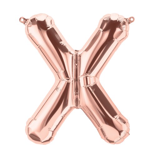 16" Rose Gold Foil Balloon Alpha X