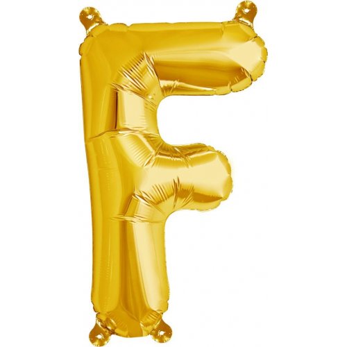 16" Gold Foil Balloon Alpha F