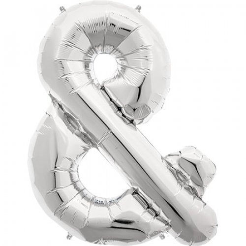 16'' Silver Foil Balloon Symbol &