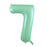 Matt Pastel Mint Mega Foil 34'' Numbers