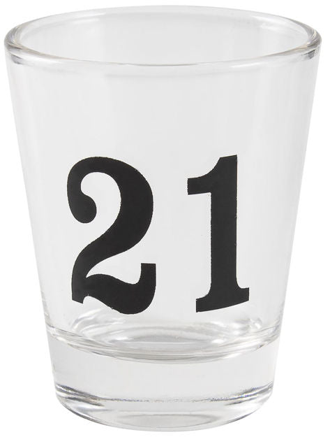 21 Shot Glass