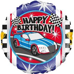 Sports Car Birthday Foil 46 cm