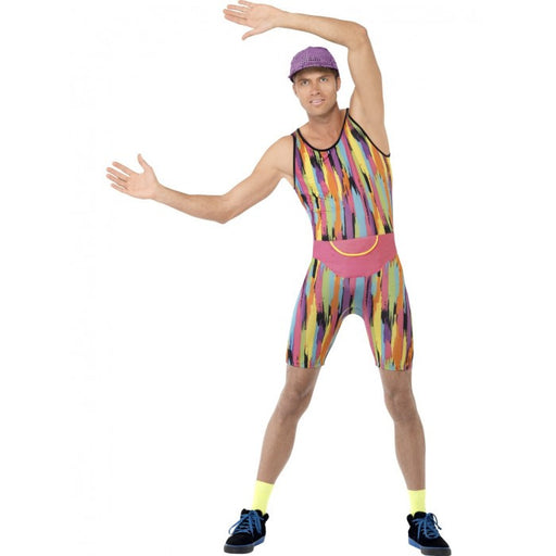 Men's Mr Energizer 90'S Aerobic Instructor Costume