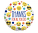 Foil 18" Thanks For All You Do Smiley Emoji Faces