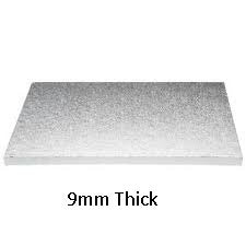 Cake Board Silver 7 Inch Square Mdf 9mm Thick