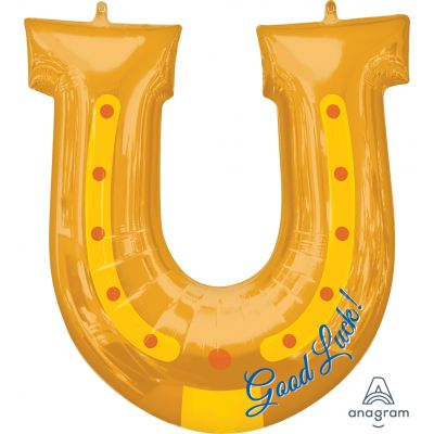 Anagram Foil SuperShape Good Luck Horseshoe (63cm x 71cm)