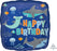 Foil 45cm (18") Happy Birthday Sharks