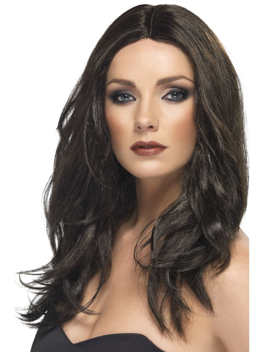 Long Wavy Brown Superstar Wig