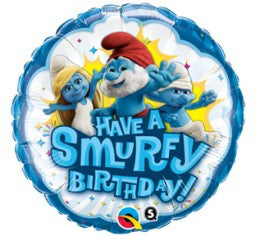 FOIL BALLOON 18" HAVE A SMURFY BIRTHDAY