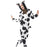 All in One with Hood Cow Costume