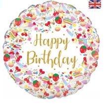 Happy Birthday Pick N Mix 18" Foil Balloon