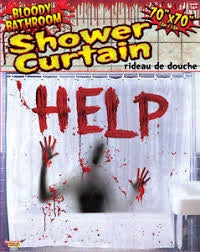 Bloody Shower Curtain 1.7m x 1.8m