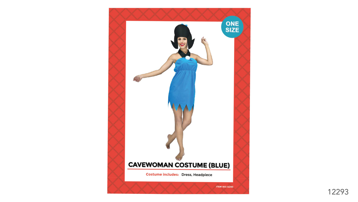 Adult Blue Cavewoman Costume