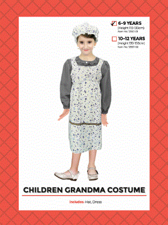 Children's Grandma Costume