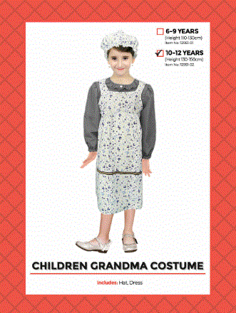 Children's Grandma Costume