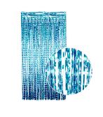 Iridescent Light Blue Tinsel Curtain