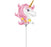 Mini Shape 14" Foil Balloon Magical Unicorn Head