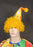 Yellow Clown Hat with Hair